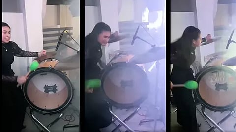 El video fue compartido por una página de Facebook y suma más de 30 mil reacciones (Foto Facebook: Pura música sinaloense)