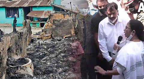 बीरभूम में भड़के हिंसा के 72 घण्टे बाद हालात का जायजा लेने पहुंची सीएम ममता बनर्जी, भाजपा ने बंगाल में राष्ट्रपति शासन लगाने की मांग की