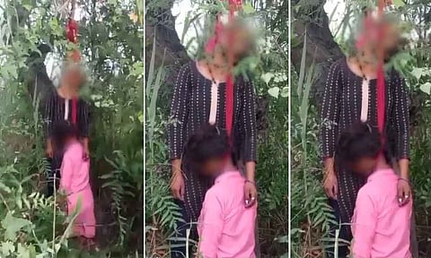 दो दलित बहनों की पेड़ पर लटकी मिली लाशें