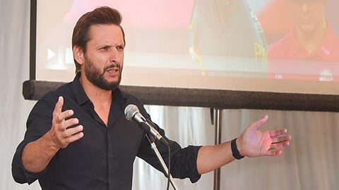 Pakistan's former captain Shahid Afridi