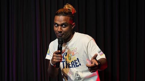 Comedian Nesan C David.