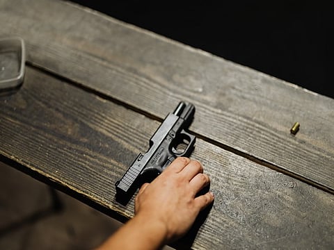 Dhanupali police on Sunday arrested four youths on charges of obstructing the road, displaying weapons and threatening cops at Khetipada in the city.