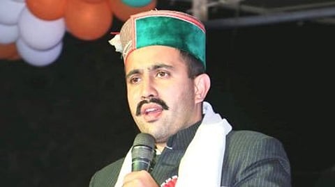 Himachal Pradesh public works minister Vikramaditya Singh.