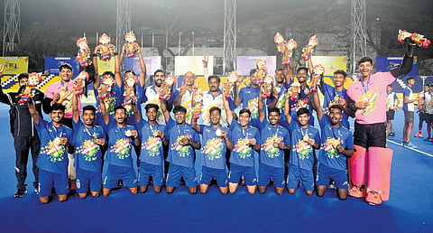 Odisha boys won hockey gold.