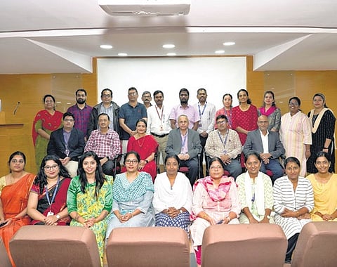 Dr Piyush Kumar Pareek, head, Department of AIML, and other faculty members were present.