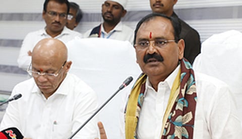 The Tirumala Tirupati Devasthams Board Chairman Bhumana Karunakar Reddy.