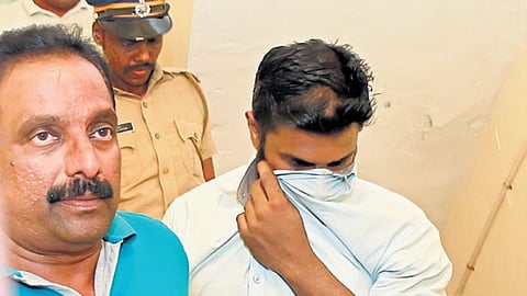 Savad, the prime accused in the hand-chopping case, is being produced at NIA court in Kochi.