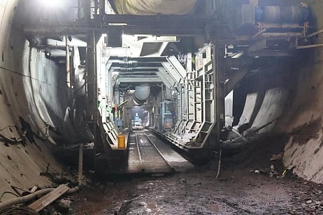 MEIL completes 2nd tunnel of the Veligonda project in Prakasam district.