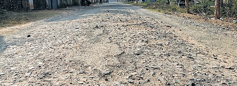Rural Development officials in Baripada circle of Mayurbhanj district have failed to address the dire condition of the two-km RD road in Ward No 21 of Purnachandrapur.