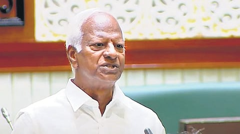 BRS is opposing Congress' move to remove Charminar, Kakatiya Thoranam from state emblem.