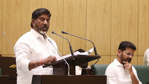 Telangana Deputy CM & Finance Minister Bhatti Vikramarka.