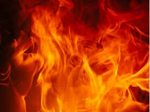 While the firemen were dousing the blaze at the timber yard, the fire spread to the nearby garment factory. It was brought under control after an operation of over 10 hours.