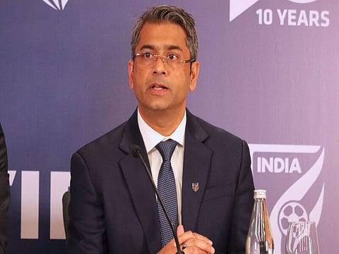 All India Football Federation president Kalyan Chaubey