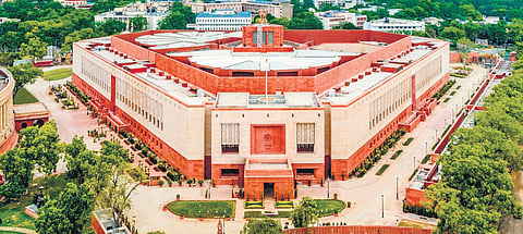 Indian parliament.