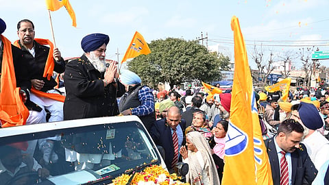 Shiromani Akali Dal President Sukhbir Singh Badal started the 'Punjab Bachao Yatra'.