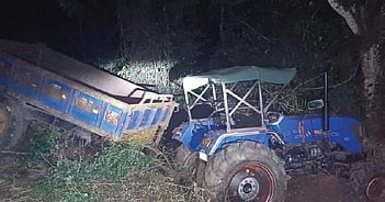 The accident site