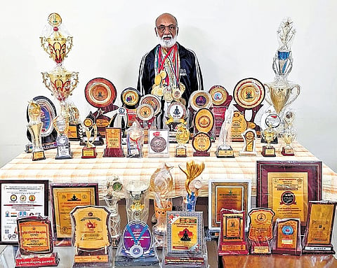 Vizag septuagenarian wins gold at international Yoga Championship