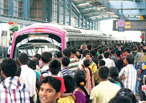 Image of the Bengaluru metro used for representational purpose only.