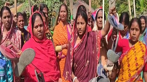 Women protesting in Sandeshkhali. Image used for representational purpose.