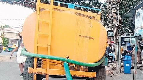 the BBMP has directed private tankers that have registered with the government, to affix stickers with details of vehicle number, owner’s name, and self-registration number, on the vehicles.