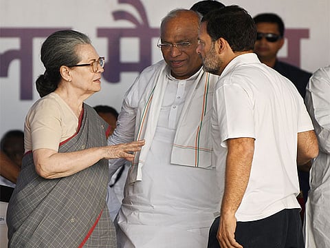 Congress leaders Sonia Gandhi, Mallikarjun Kharge and Rahul Gandhi are among the 40 star campaigners announced for election campaigning in Telangana.