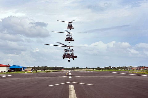 MH 60R Seahawk multi-role helicopters. Image used for representation.