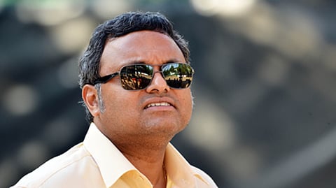 Karti Chidambaram, son of former Finance Minister P. Chidambaram -
