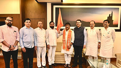 Parve joined Shiv Sena at 'Varsha', the official residence of Chief Minister Eknath Shinde, in the presence of Deputy CMs Devendra Fadnavis and Ajit Pawar.