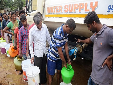 Karnataka government on Thursday capped the rates of tanker water.