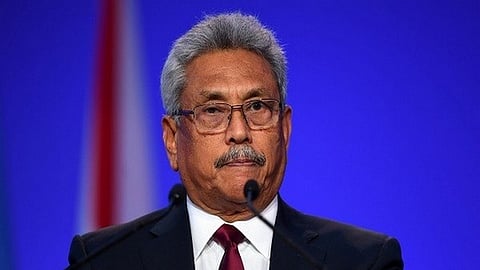 Former Sri Lanka President Gotabaya Rajapaksa.