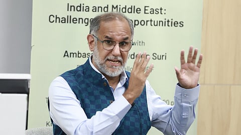 Retired Indian diplomat Navdeep Singh Suri.