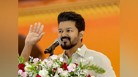 Actor and Tamilaga Vettri Kazhagam chief Vijay.
