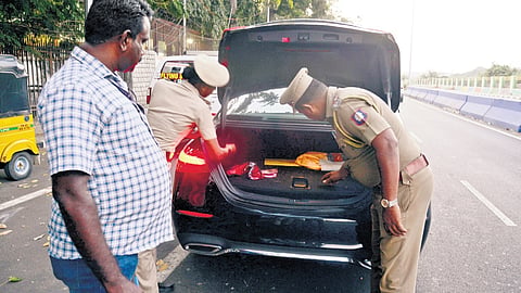 DMDK has urged the ECI to ensure members of the flying squads treat the public with respect during vehicle checks and refrain from intimidating them