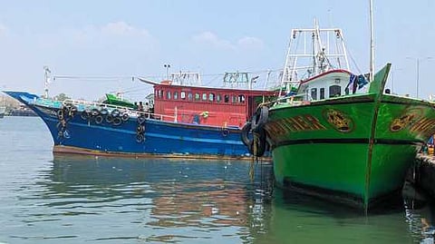 The fishing vessels belong to Colachel of Kanyakumari and Kollam of Kerala seized at Thoothukudi fishing harbour.