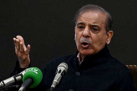Pakistan's Prime Minister Shehbaz Sharif