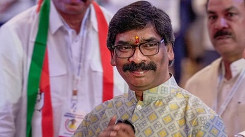 Former Jharkhand CM and JMM leader Hemant Soren