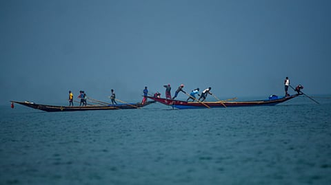 Chilika lake fishers.