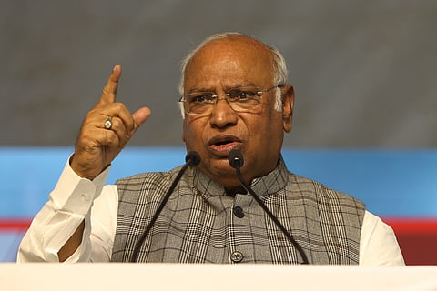 AICC president Mallikarjun Kharge