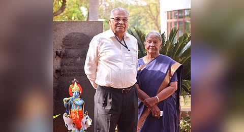 Dr P Namperumalsamy and Dr G Nachiar