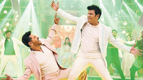 A still from the film 'Karataka Damanaka'