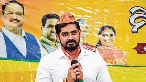 Arindam joined BJP in presence of state unit president Manmohan Samal and other senior leaders here.