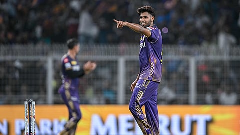 Harshit Rana took two wickets in the final over to help Kolkata defeat Hyderabad by four runs