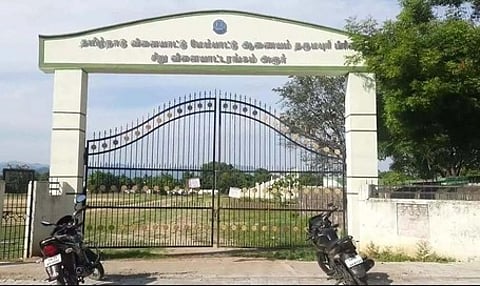 Dharmapuri: A file picture of the Mini sports stadium in Harur in Dharmapuri district. .