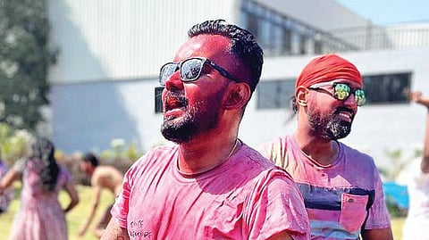The spirit of the festival has taken on a subdued hue, owing to the severe water crisis faced by some parts of Bengaluru.
