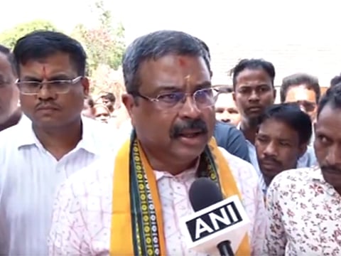 Union Education Minister and BJP’s candidate for Sambalpur Lok Sabha seat Dharmendra Pradhan
