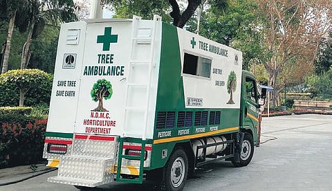 Designed to be eco-friendly, the ambulance operates on CNG fuel and features two water tanks with storage capacities of 750 litres and 250 litres.