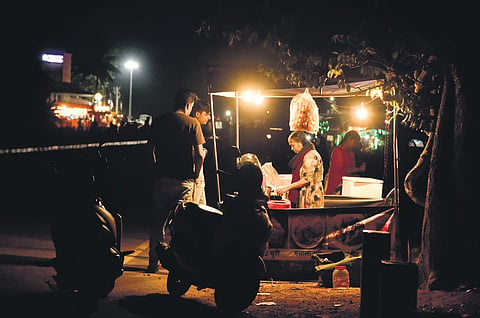 The increased activity is proving to be a blessing in disguise for local shops and eateries.