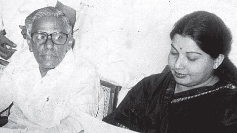 R M Veerappan, when he was a minister in J Jayalalithaa’s cabinet