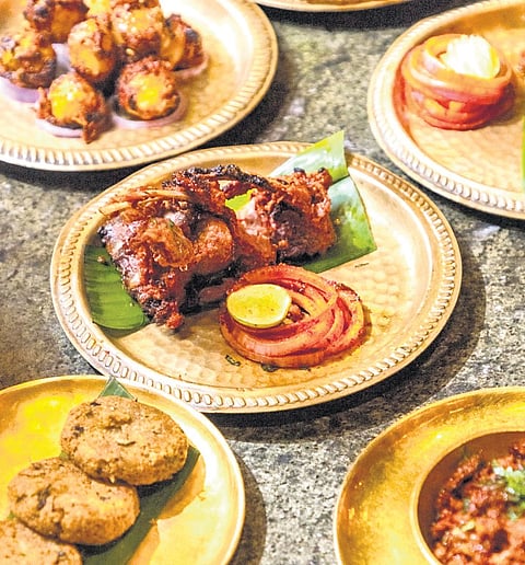Delicacies from the menu