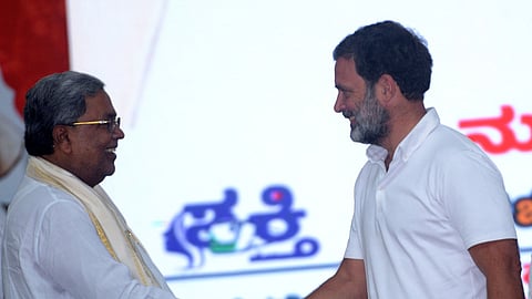 Former chief minister and Congress Working Committee member Siddaramaiah.